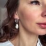 Серьги с барочным жемчугом