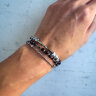 Тройной браслет "Starlight night"